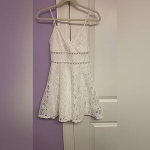 Francesca’s Collection Boho White Dress